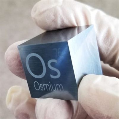  Osmium: De Hoge Dichtheid Metaal met een Glitserend Zwarte Look!